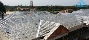 KẾT CẤU MÁI LỢP NGÓI TRƯỜNG MẦM NON HÒA LỢI BÌNH DƯƠNG KẾT CẤU MÁI LỢP NGÓI TRƯỜNG MẦM NON HÒA LỢI BÌNH DƯƠNG