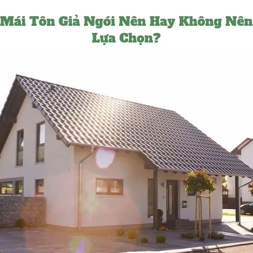 Mái Tôn Giả Ngói Nên Hay Không Nên Lựa Chọn?