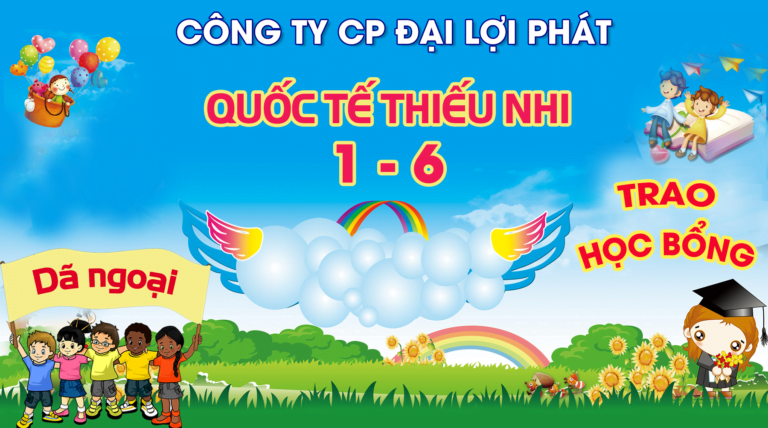 Công ty Đại Lợi Phát tổ chức Quốc tế thiếu nhi năm 2019 và trao học bổng