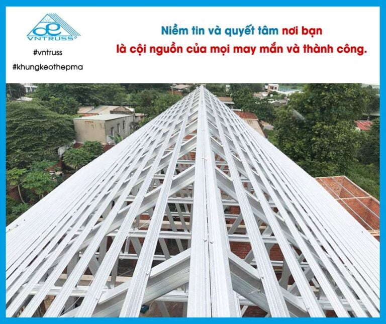 Đơn vị thi công mái ngói kèo thép uy tín, chuyên nghiệp