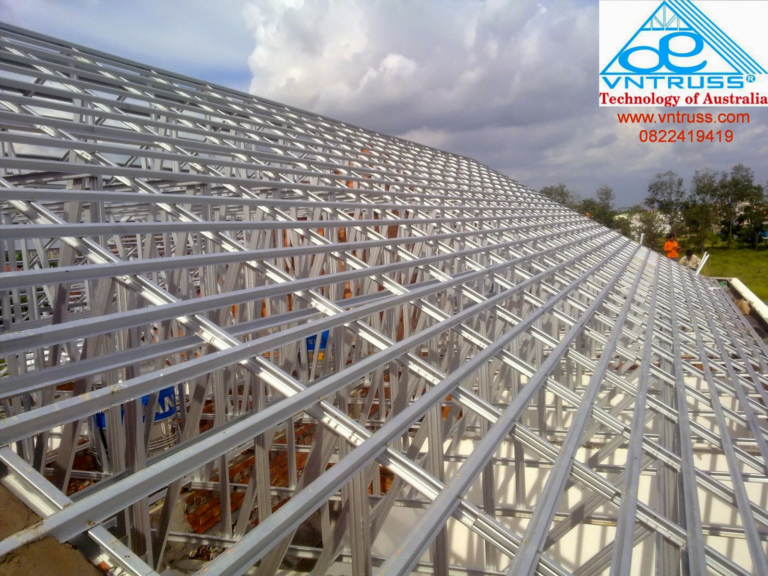 Kết cấu của khung kèo mái ngói thép mạ