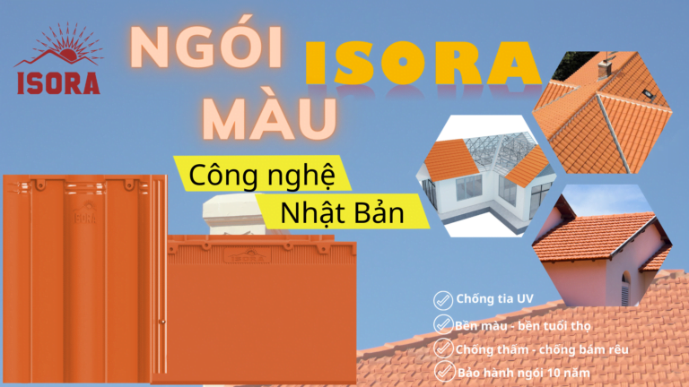 Thay ngói truyền thống bằng Ngói ISORA màu cam