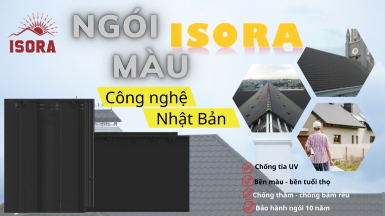 Ngói isora màu đen có ưu điểm nào?
