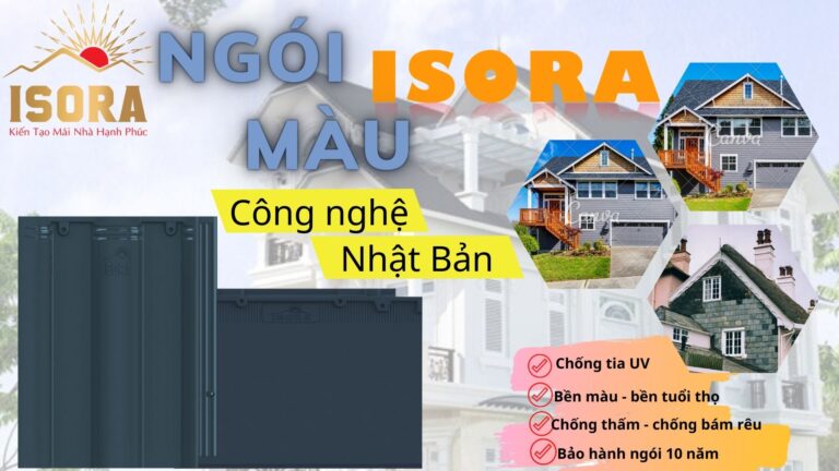 Bảng giá ngói màu Nhật Bản ISORA năm 2021