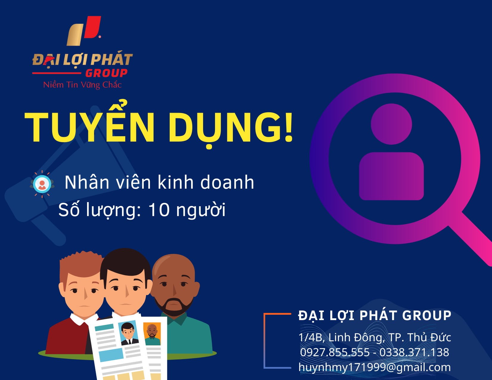 Tuyển Nhân Viên Kinh Doanh