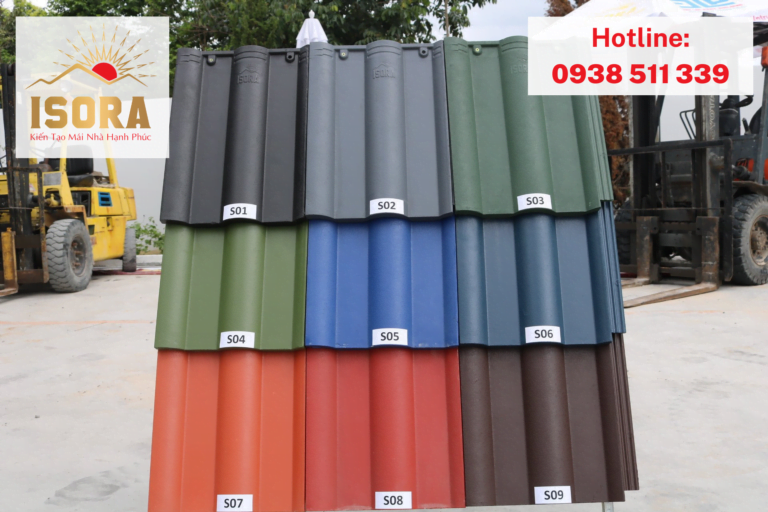 Xả kho ngói lợp nhà ISORA giá rẻ ưu đãi tại Bình Dương