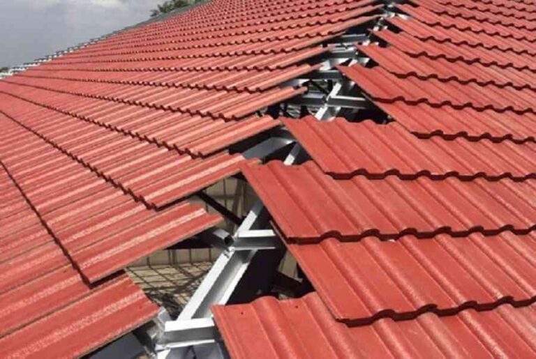 Cách lợp ngói bắn vít