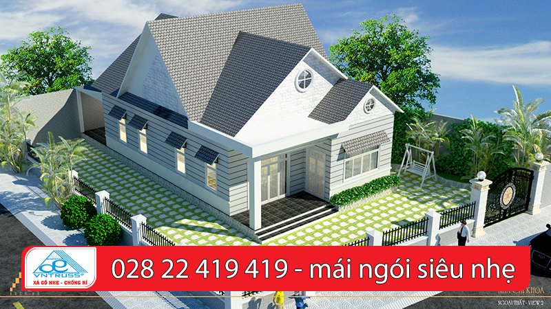 Thi công biệt thự vườn mái thái lợp ngói tại Bà Rịa Vũng Tàu Thi công biệt thự vườn mái thái lợp ngói tại Bà Rịa Vũng Tàu