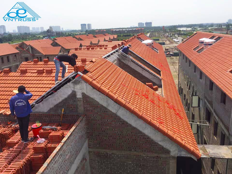 mái bê tông lợp ngói