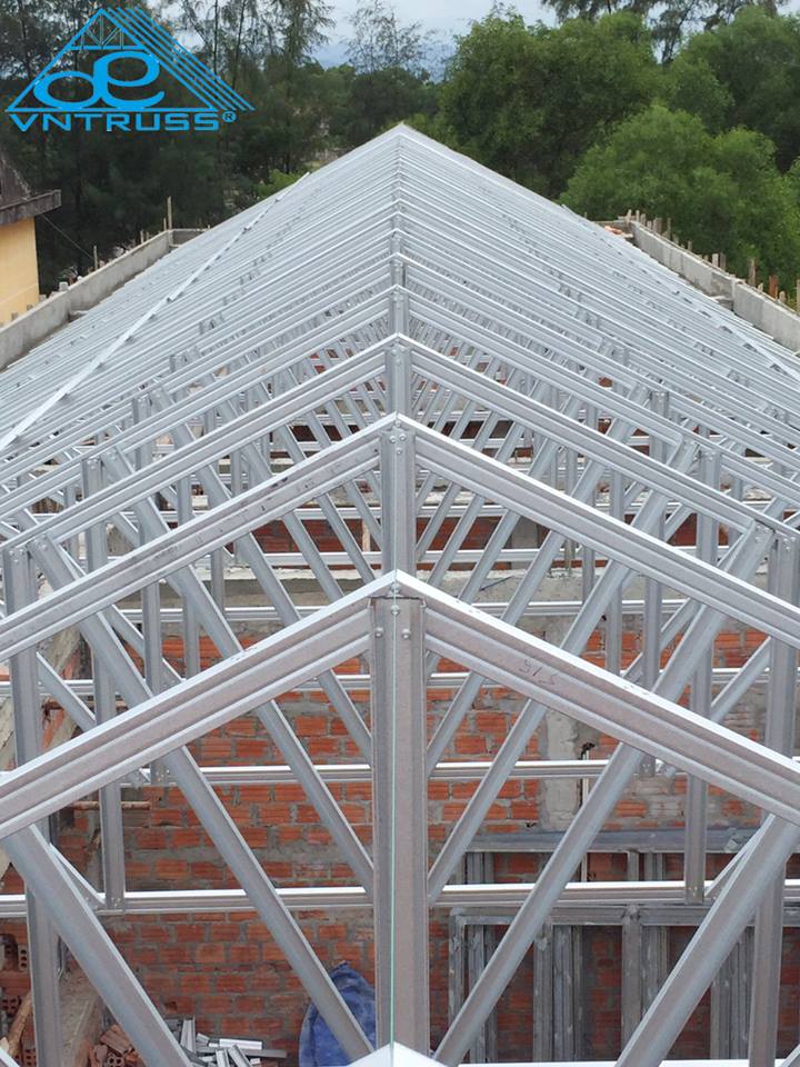 Kết Cấu Mái 2 lớp lợp ngói Kết Cấu Mái 2 lớp lợp ngói