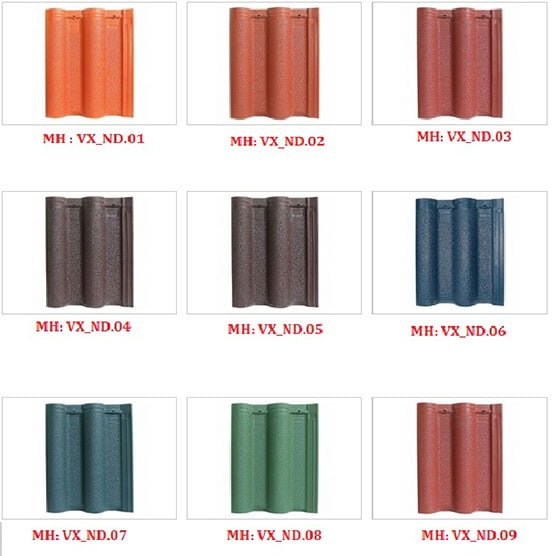 Các loại ngói biệt thự đẹp
