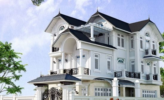 biệt thự phong cách châu âu biệt thự phong cách châu âu