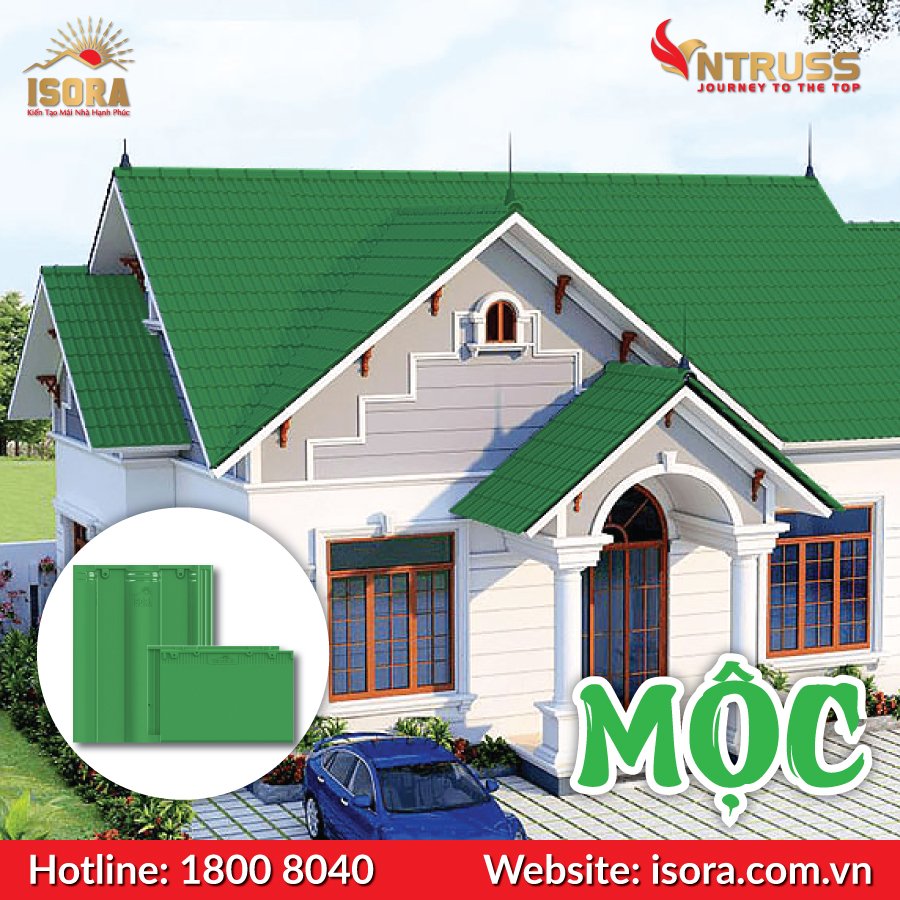 ngói lợp nhà hợp mệnh mộc