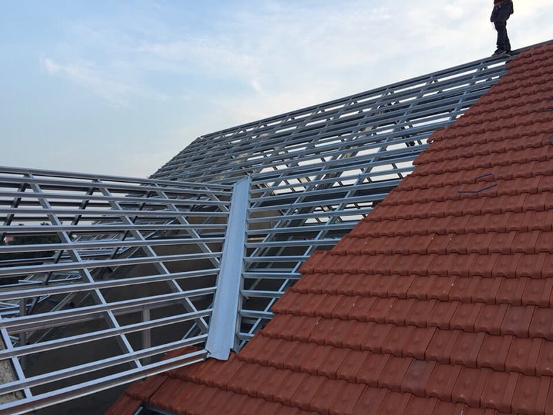lợp mái cho ngói lợp biệt thự gia đình