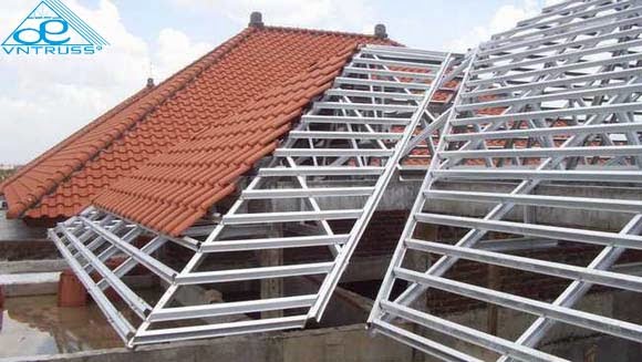 Công ty nhận thi công khung kèo thép siêu nhẹ và chống rỉ lợp ngói uy tín