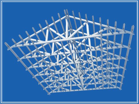 khung kèo thép mạ vntruss