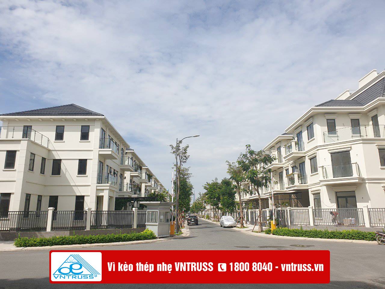 Khu đô thị Lakeview City quận 2 cùng kết cấu vì kèo thép nhẹ vntruss