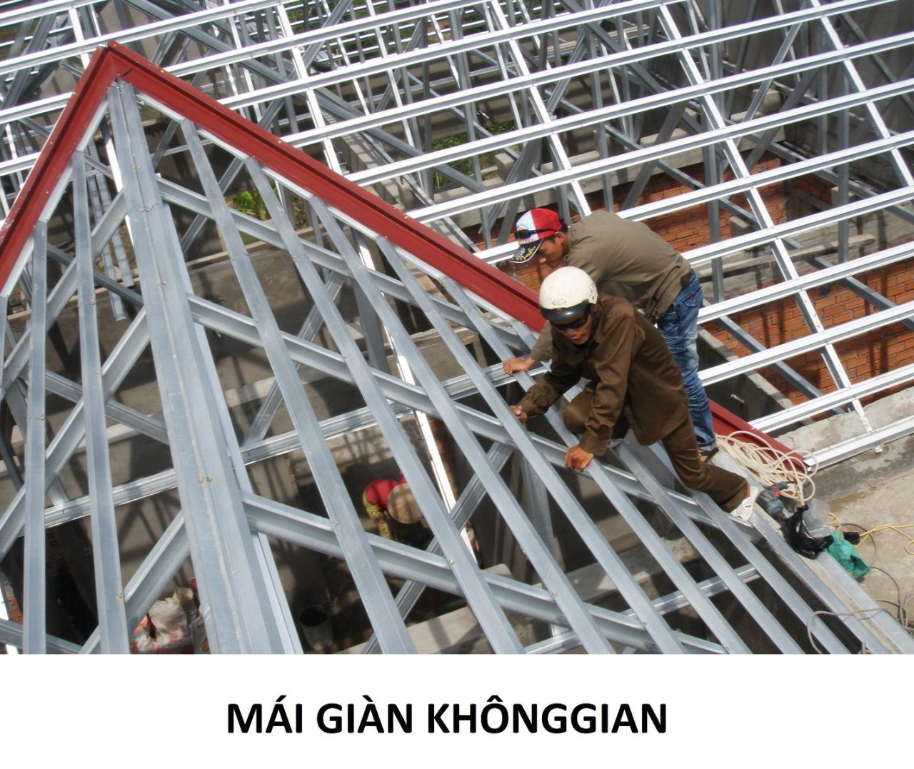 phân loại mái nhà, mái dốc , mái bằng, mái kết cấu thép, mái lợp ngói