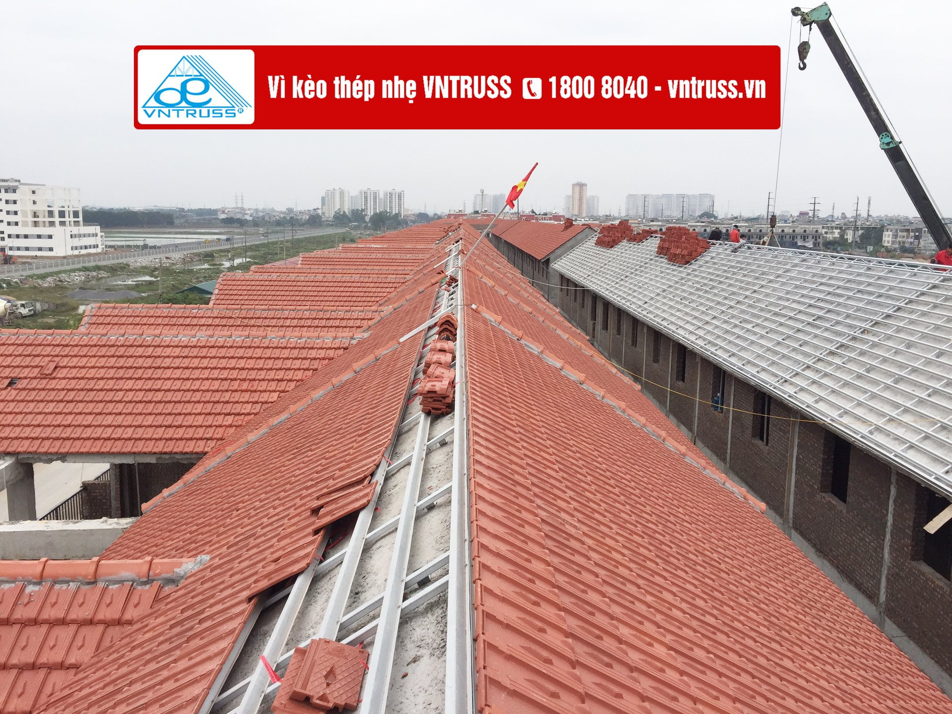 THI CÔNG KẾT CẤU MÁI NHẸ VNTRUSS KHU ĐÔ THỊ PHÚ LƯƠNG HÀ NỘI THI CÔNG KẾT CẤU MÁI NHẸ VNTRUSS KHU ĐÔ THỊ PHÚ LƯƠNG HÀ NỘI