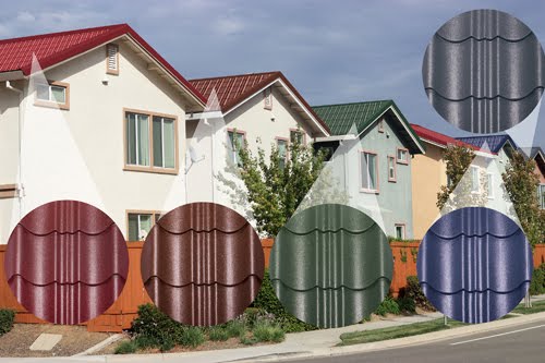 Mái ngói lợp bê tông đa đạng màu sắc cho bạn chọn lựa