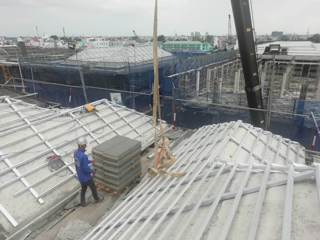 Green Star Quận 7 kết cấu vì kèo thép nhẹ vntruss cho mái bê tông lợp ngói Green Star Quận 7 kết cấu vì kèo thép nhẹ vntruss cho mái bê tông lợp ngói