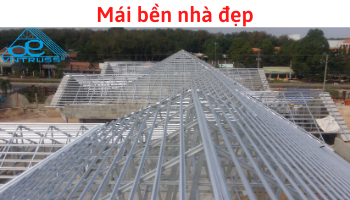 THI CÔNG MÁI NGÓI KHUNG KÈO THÉP VTRUSS LỢP NGÓI TRỌN GÓI
