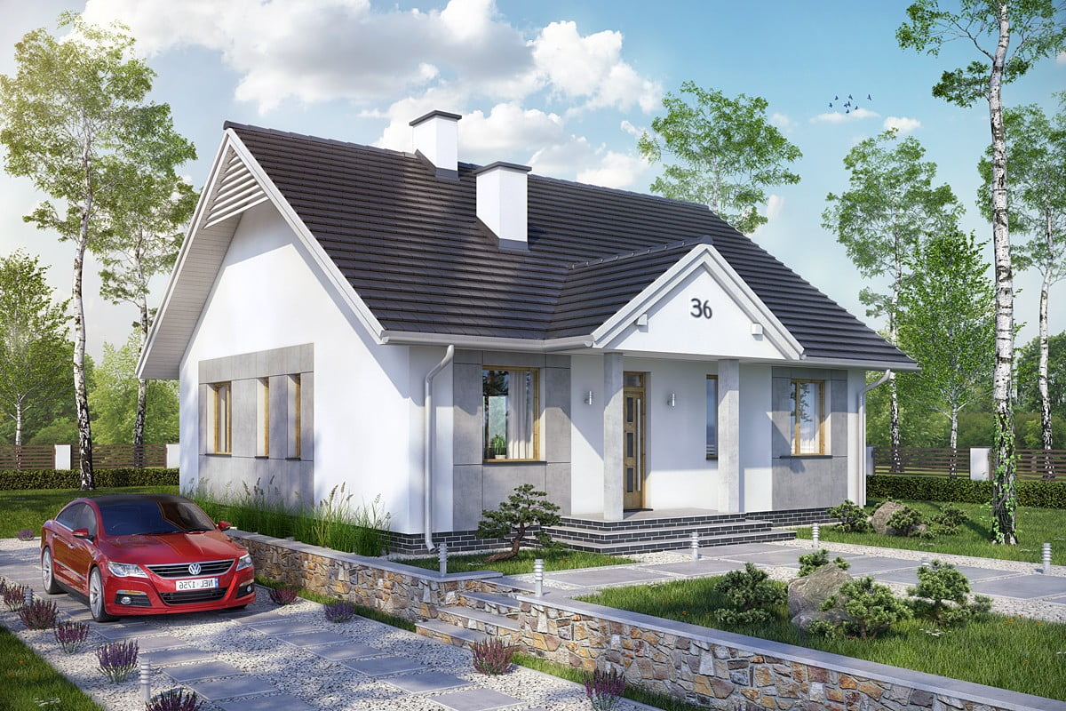 Nhà mái thái cấp 4 đẹp