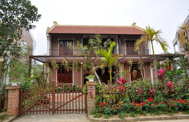 Một mẫu nhà ngói 3 gian đẹp được cách tân