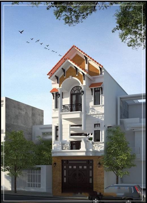 mẫu nhà mái ngói
