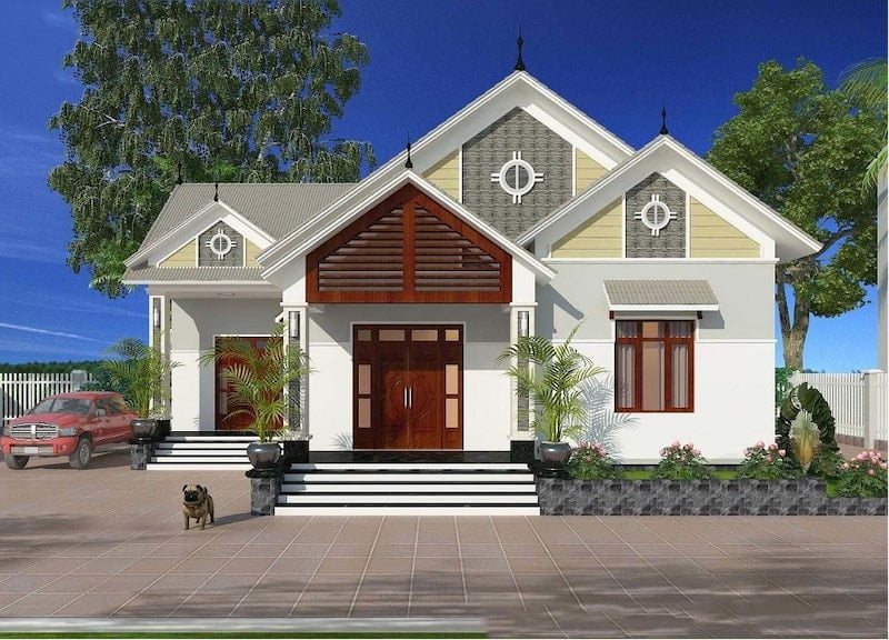 Mái Thái thích hợp với nhiều kiểu nhà khác nhau Mái Thái thích hợp với nhiều kiểu nhà khác nhau