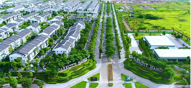 kết cấu khung kèo mái nhẹ vntruss dự án Parcity Hà Nội