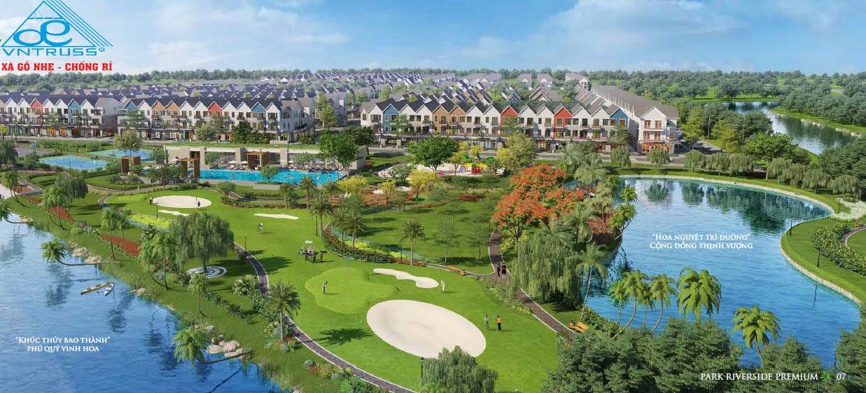 VÌ KÈO THÉP NHẸ VNTRUSS KHẲNG ĐINH THƯƠNG HIỆU TẠI PARK RIVERSIDE Quận 9