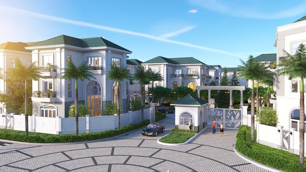 Vntruss thi công hạng mục mái đổ bê tông lợp ngói Solvilla Phố Đông Q2