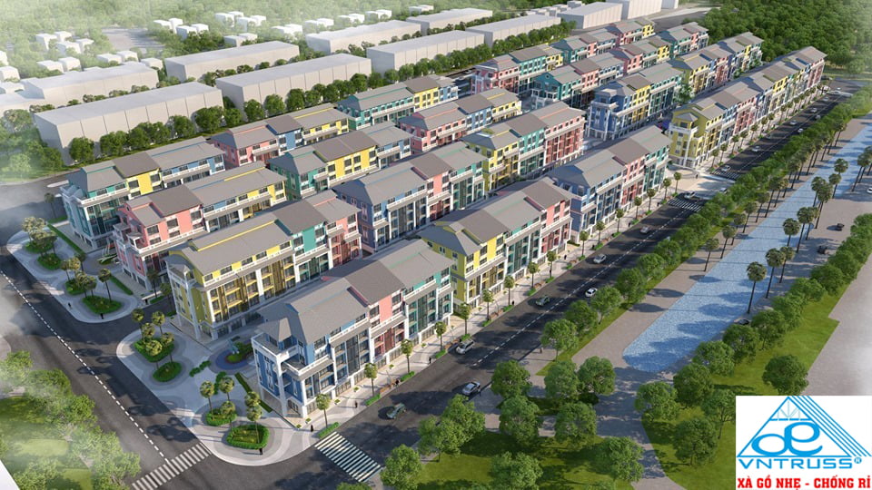 Vì Kèo Thép Siêu Nhẹ Chống Rỉ VNTRUSS Cho Mái Nhà Khu Sonasea Vân Đồn Quảng Ninh Vì Kèo Thép Siêu Nhẹ Chống Rỉ VNTRUSS Cho Mái Nhà Khu Sonasea Vân Đồn Quảng Ninh