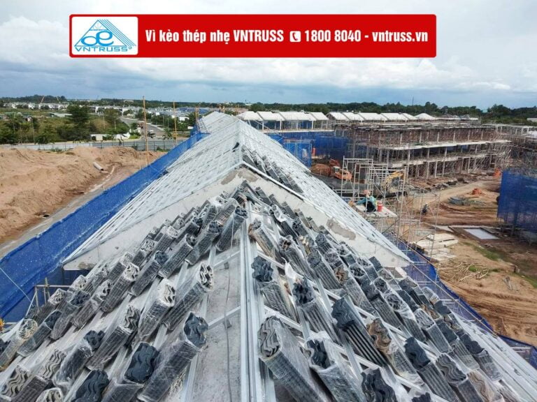 Dự Án SWANBAY LOTUS ĐẠI PHƯỚC- Dán Ngói hay Lợp Ngói cho Mái Đổ Bê Tông