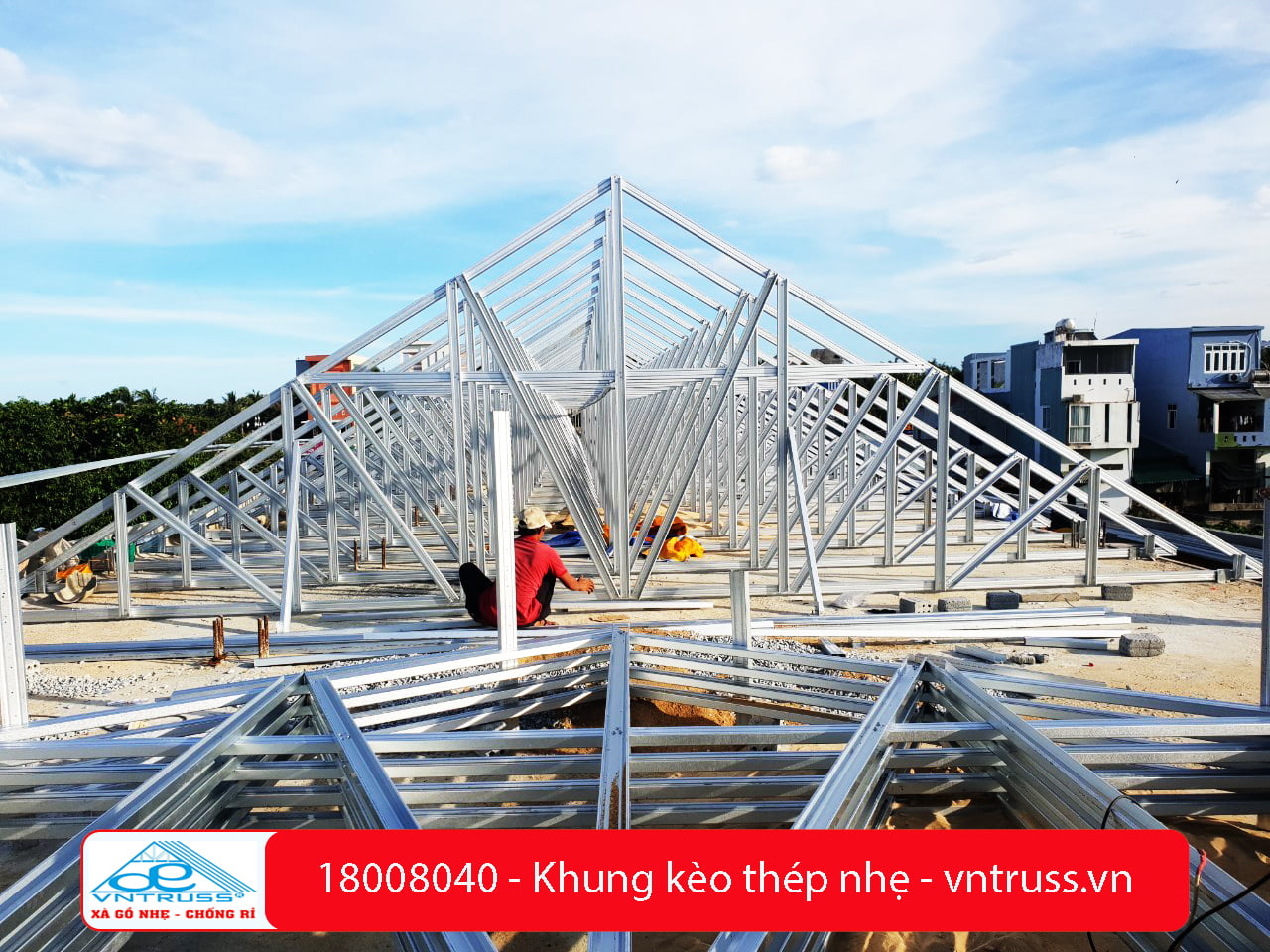 Trường Tam Quan Bắc Hoài Nhơn Bình Định Dùng Thép Mạ Hợp Kim Nhôm Kẽm VNTRUSS Trường Tam Quan Bắc Hoài Nhơn Bình Định Dùng Thép Mạ Hợp Kim Nhôm Kẽm VNTRUSS