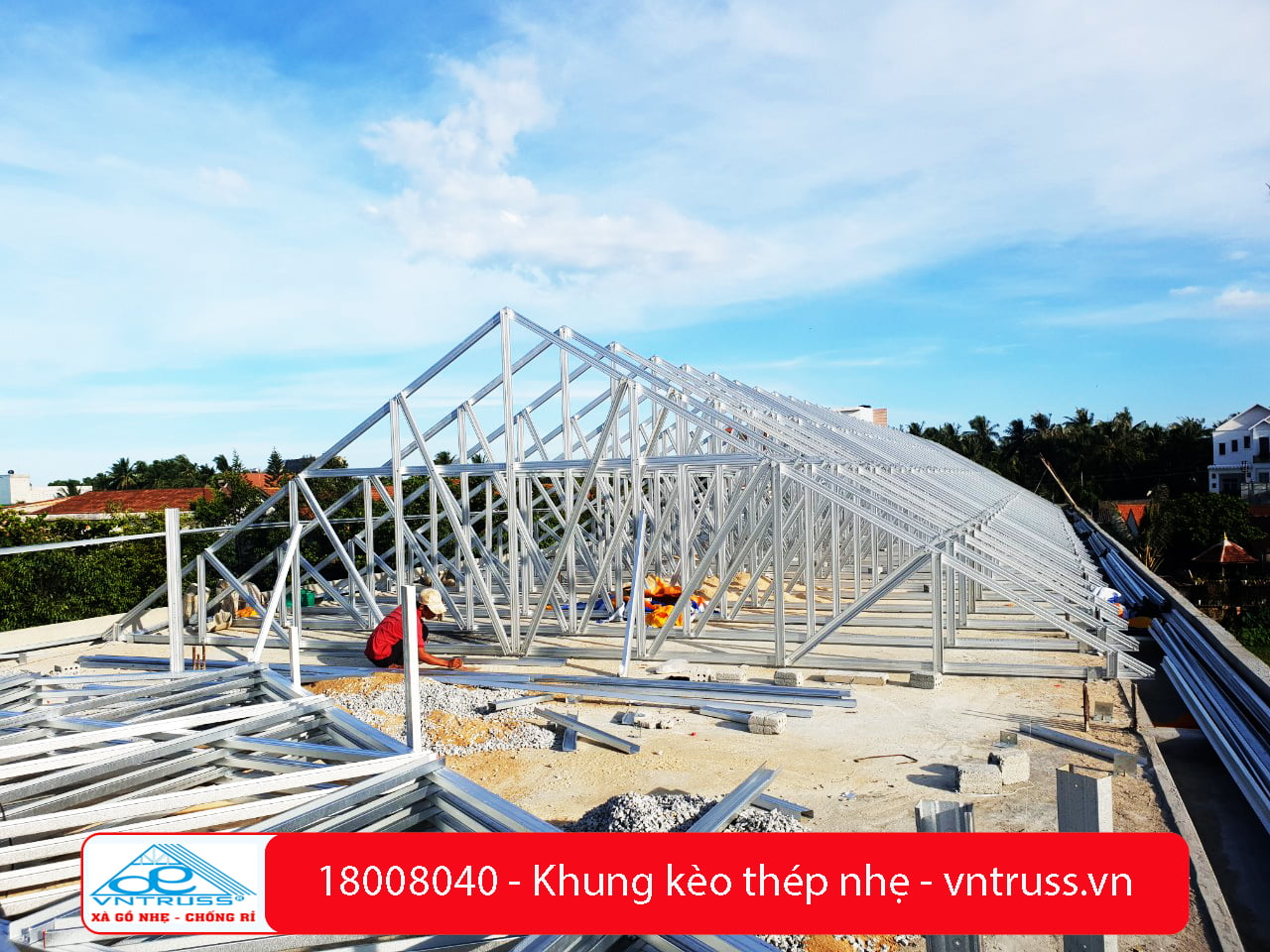 Trường Tam Quan Bắc Hoài Nhơn Bình Định Dùng Thép Mạ Hợp Kim Nhôm Kẽm VNTRUSS Trường Tam Quan Bắc Hoài Nhơn Bình Định Dùng Thép Mạ Hợp Kim Nhôm Kẽm VNTRUSS