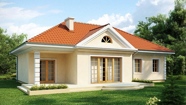 Nhà mái nhọn thuộc mệnh hỏa: thiết kế nhà ba gian
