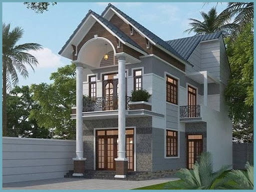 Biệt thự lợp ngói Biệt thự lợp ngói