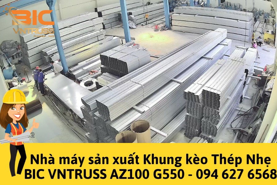 xà gồ thép C bic vntruss