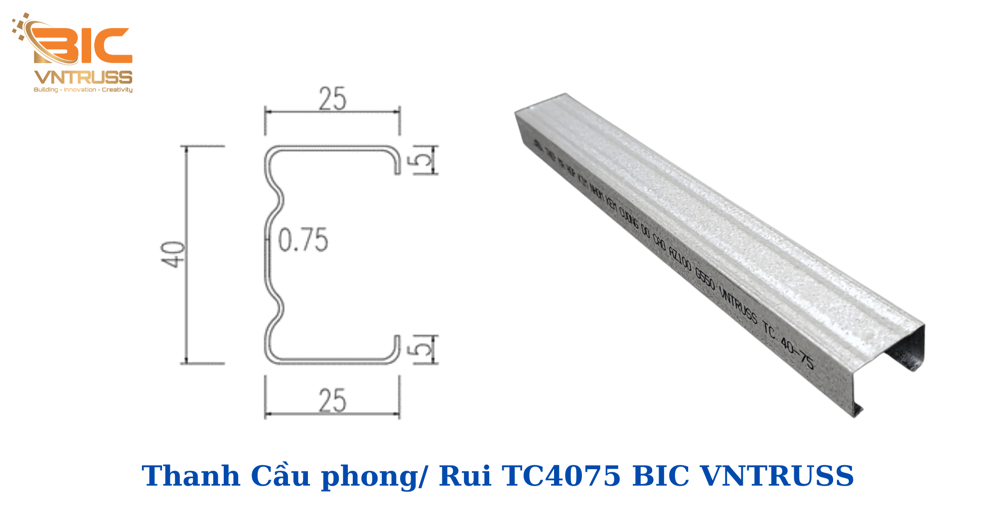 Thanh TC4075 BIC VNTRUSS