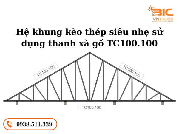 Sản phẩm TC100100 thương hiệu BIC VNTRUSS