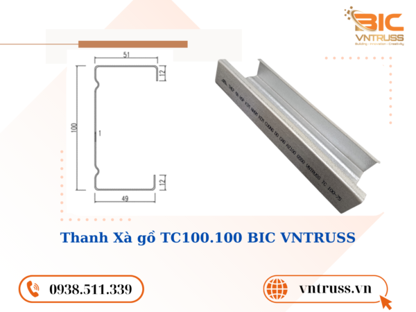 Sản phẩm TC100100 thương hiệu BIC VNTRUSS