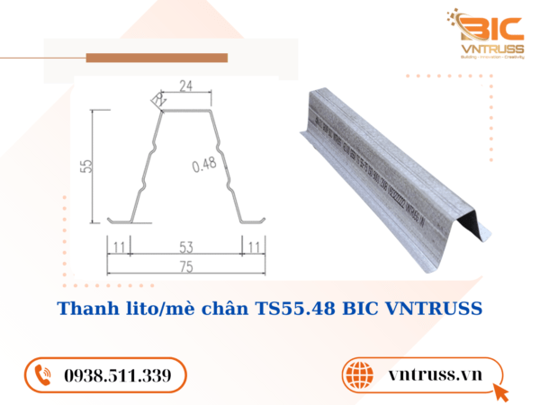 Thanh TS55.48 thương hiệu BIC VNTRUSS