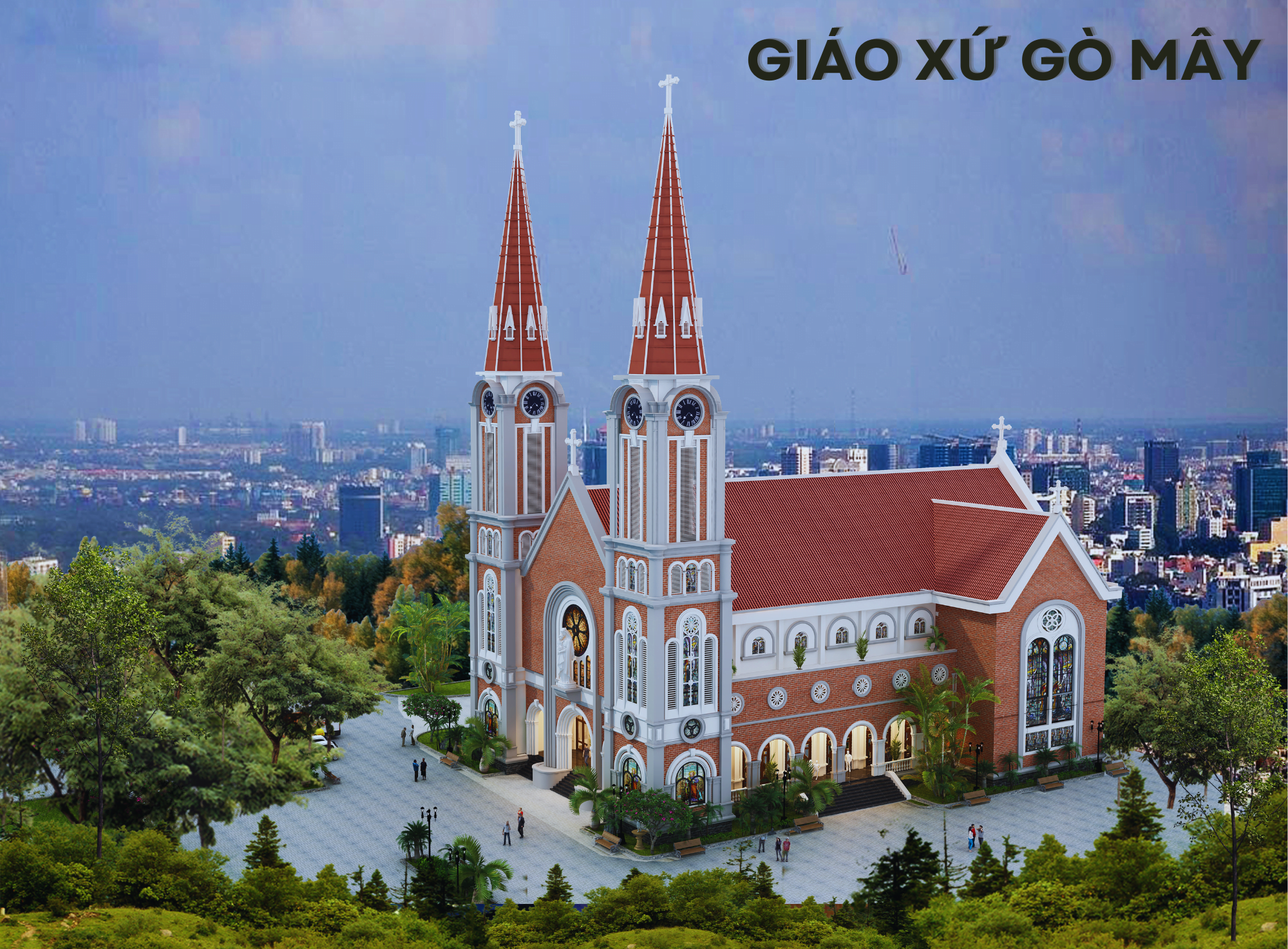 BIC VNTRUSS Cung Cấp Thép Nhẹ Công Trình Nhà Thờ Gò Mây