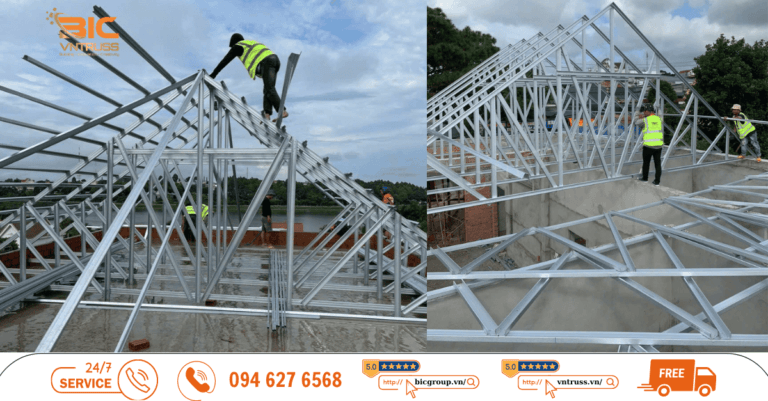 Tất tần tật quy trình thi công mái ngói