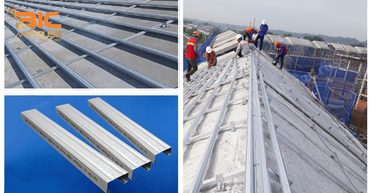 Quy Trình Lắp Đặt Cầu Phong TC40.75 Cho Mái Đổ Bê Tông Lợp Ngói Đúng Chuẩn