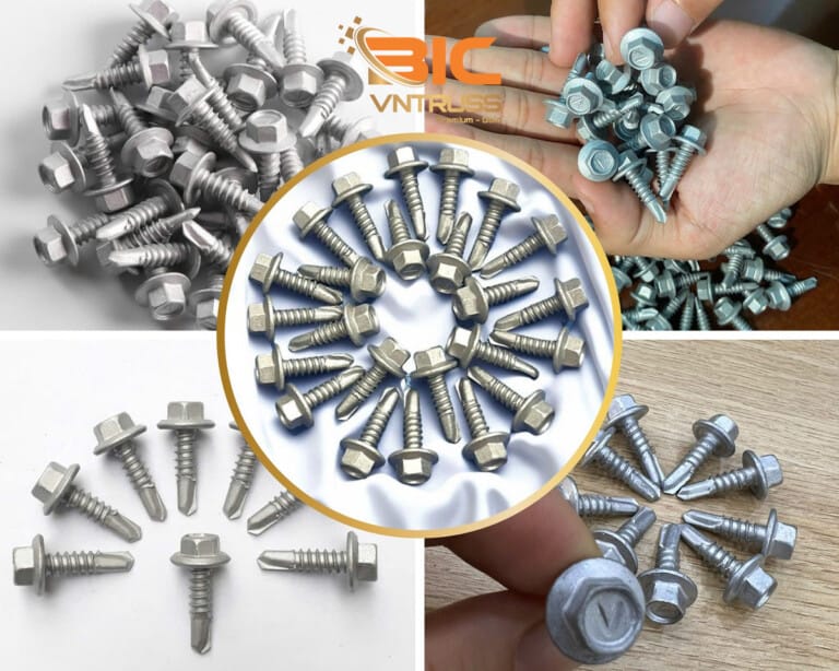 Vít Liên Kết Kèo Thép Nhẹ – Vít Cường Độ Cao Tự Khoan 12-14×20 BIC VNTRUSS Giải Pháp Hoàn Hảo Cho Kết Cấu Thép