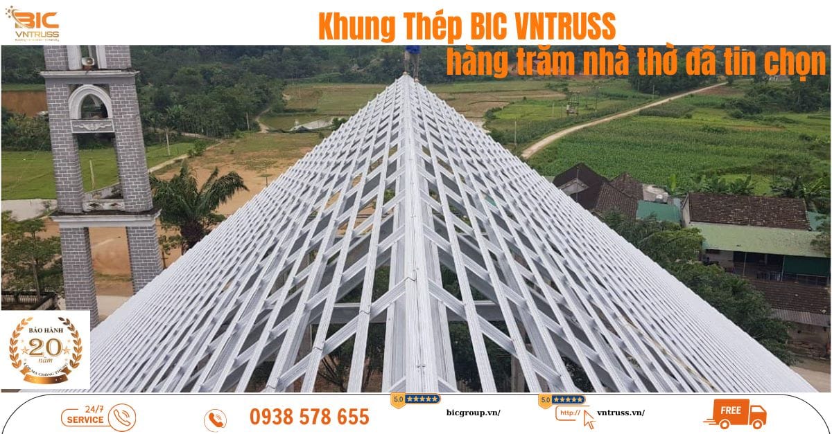 thép mạ nhôm kẽm Khung thép mạ nhôm kẽm nhẹ VNTRUSS đa dạng sản phẩm