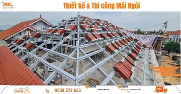 Kết cấu khung thép BIC VNTRUSS thi công linh hoạt, bảo trì dễ dàng
